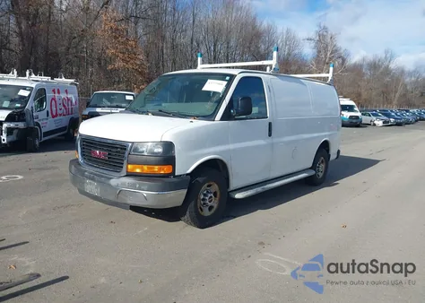2015 GMC Savana 2500 Work Van z USA, uszkodzony, nr VIN 1GTW7FCF0F1901199